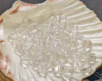 Cuentas de cristal de roca AAAAA de alta calidad, cuarzo blanco