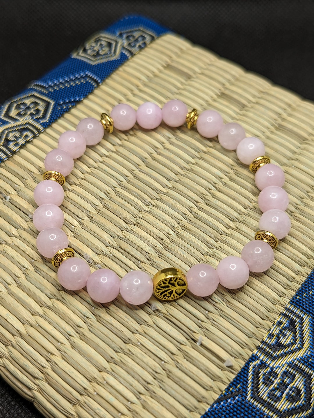 Photo inspiration: Sleep Beads Help Reference: Kunzite Bead Bracelet Stress Management And Sleep Aid Fixed Tree