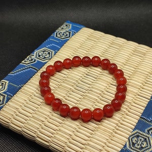 red carnelian bracelet, bracelet for blood circulation
