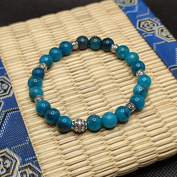 bracelet pour maigrir, bracelet coupe faim, bracelet perte de poids , apatite, boule tibétaine