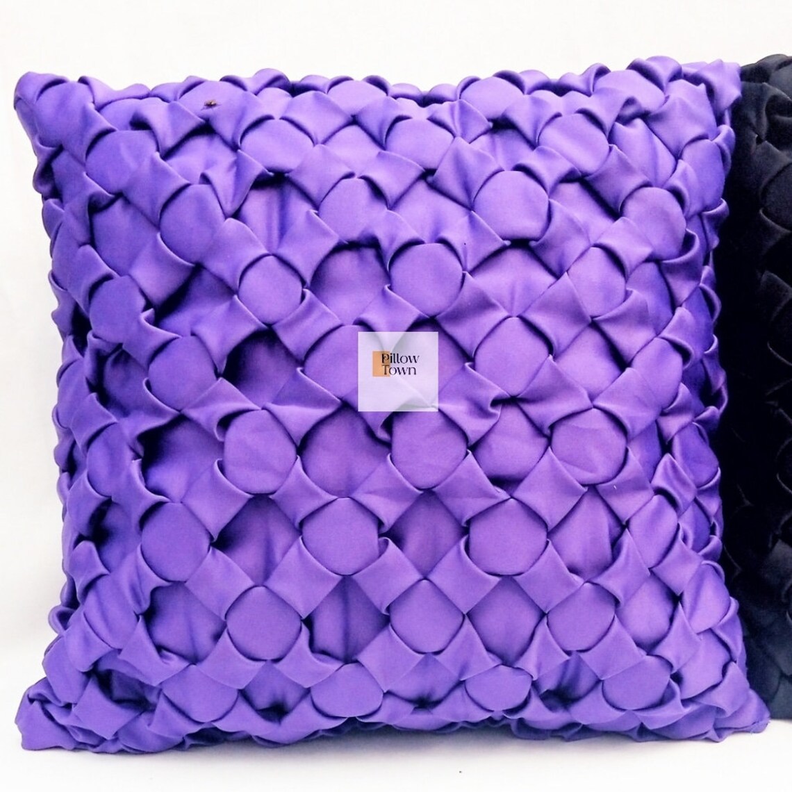 Square Canadian smocked Throwpillows Etsy