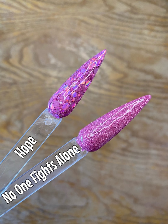 Pink Glitter Dip Powder Etsy