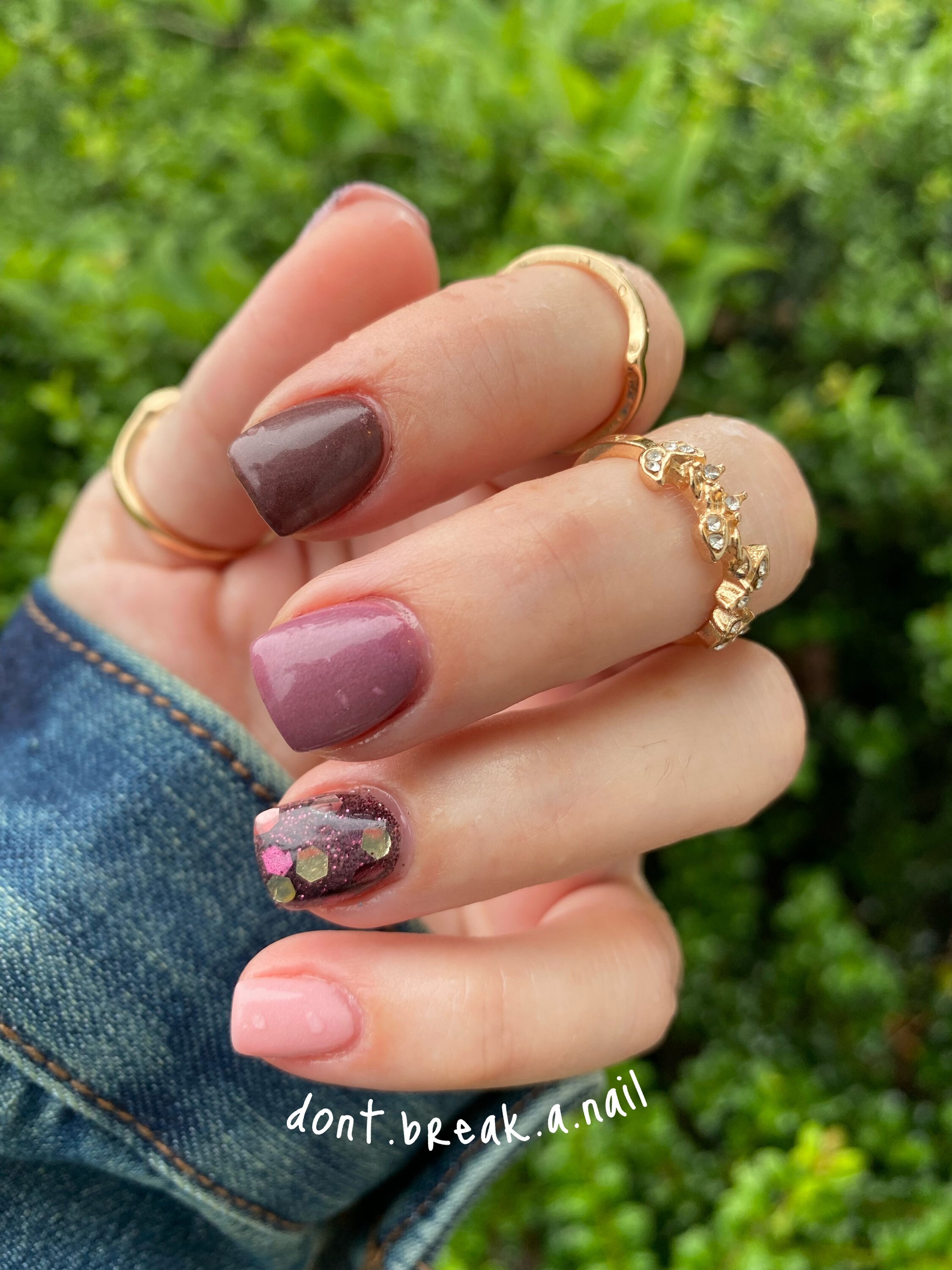 Neutral Pink Dip Powders Chunky Glitter Dip Powder Etsy UK