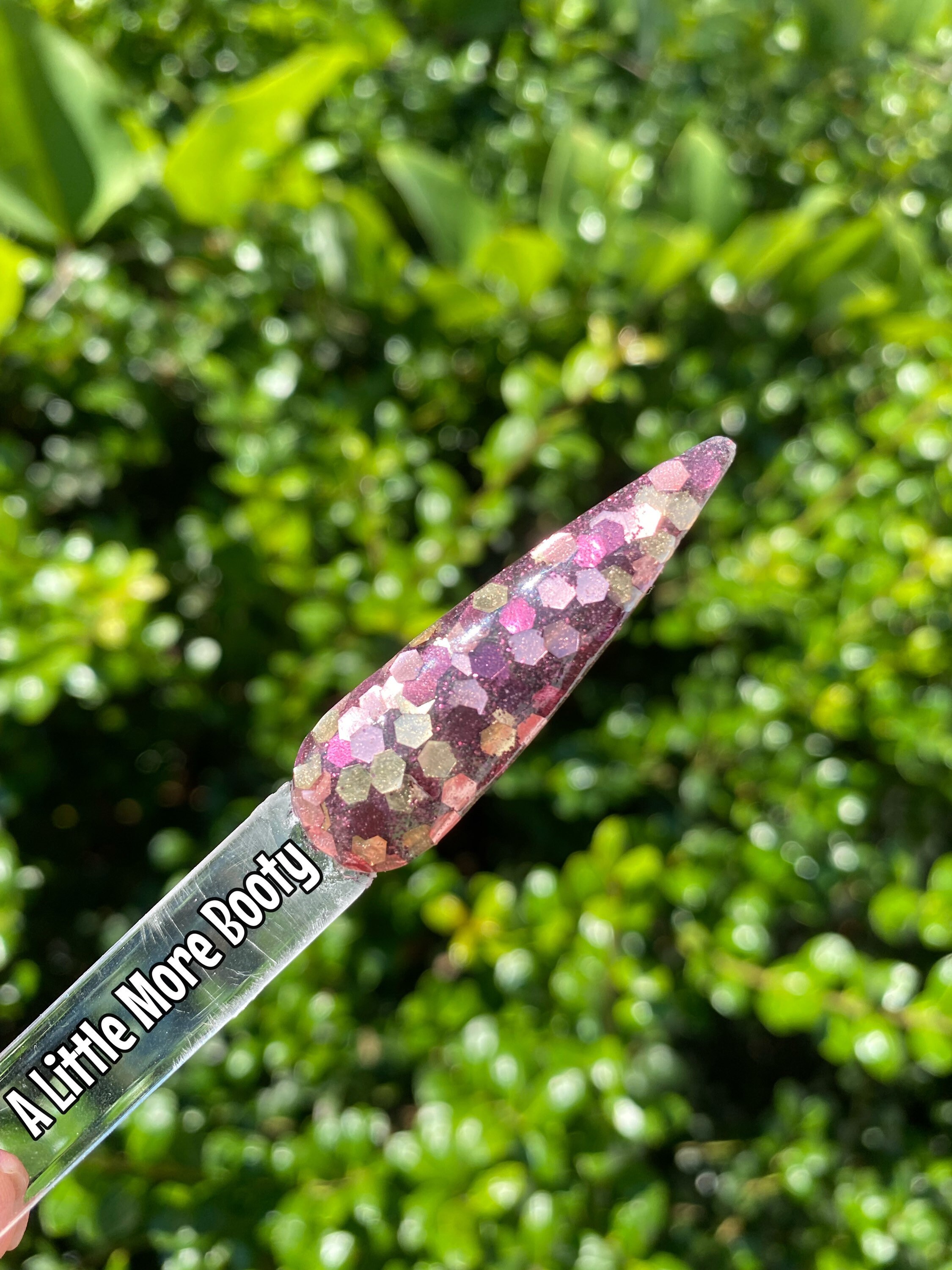 Neutral Pink Dip Powders Chunky Glitter Dip Powder Etsy UK