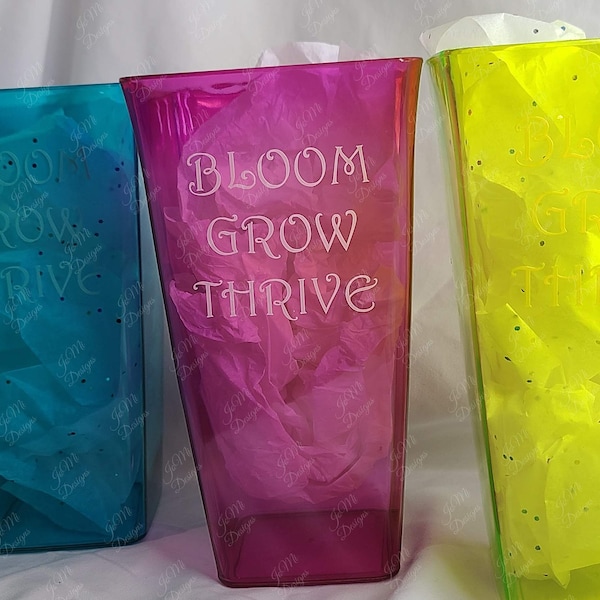 Neon Flower Vase