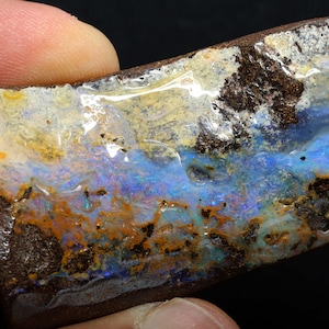 Natural Australian Boulder Solid Opal Polished Specimen  AOH-2892