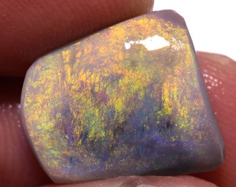 Gem Quality Lightning Ridge Black Opal Rub Rough DO-4709