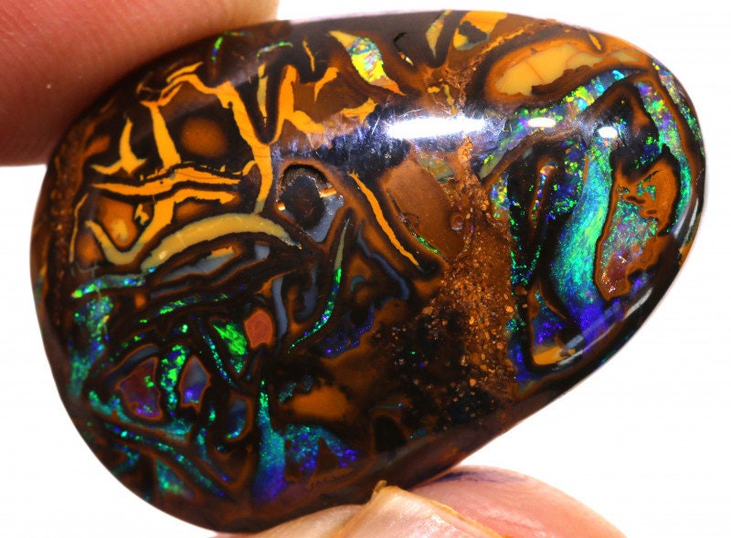 Koroit Boulder Opal Polished Stone AOH-2162 - Etsy 日本