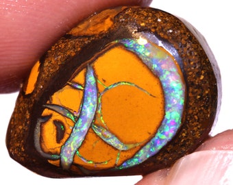25.20cts Natural Australian Yowah Boulder Opal Nut Rough DO-4957
