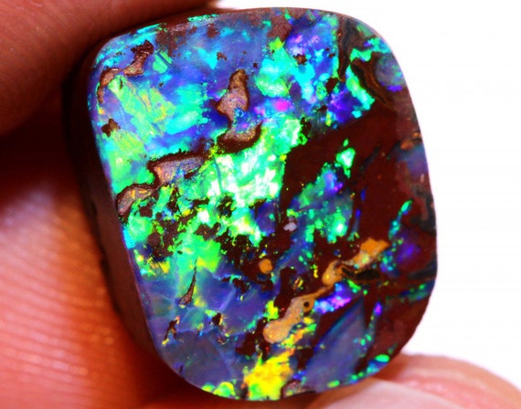 Opale Boulder Naturelle De Yowah, Queensland - 36 Carats, Ovale 39.4x29.8mm - Sans Traitement, Qualité Exceptionnelle !