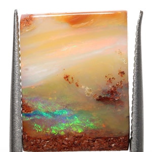 Gem Fire Natural Australian Polished Boulder Pipe Opal Cabochon Pendant Ring Stone