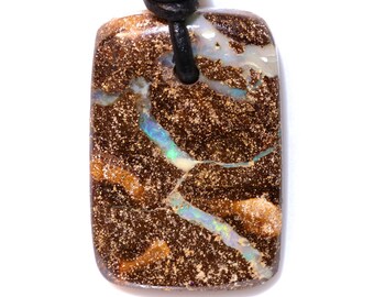 35cts Boulder Opal Poliert Anhänger AOH-5223