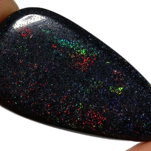 Australian Opal Polished Andamooka Rainbow Matrix Opal Pendant Ring Cabochon Gemstone AOH-3437