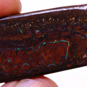 Boulder Koroit Opal Pre Shaped Rub . Australian Opal rough