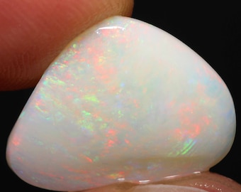 Beautiful Australian Natural Multicoloured Coober Pedy White Opal Rough DO-4195