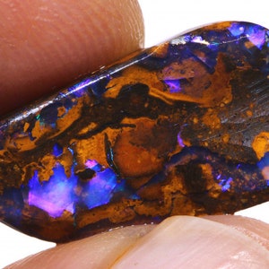 Australian Opal Rough Koroit Boulder Opal Pendant Ring Cabochon Gemstone Rough DO-1593