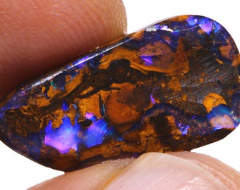Australian Opal Rough Koroit Boulder Opal Pendant Ring Cabochon Gemstone Rough DO-1593