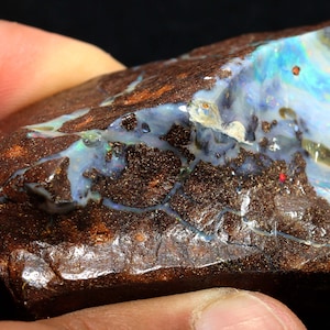 Natural Australian Boulder Solid Opal Polished Specimen AOH-2887