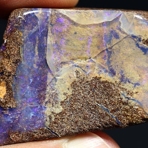 Natural Australian Boulder Solid Opal Polished Specimen  AOH-2890