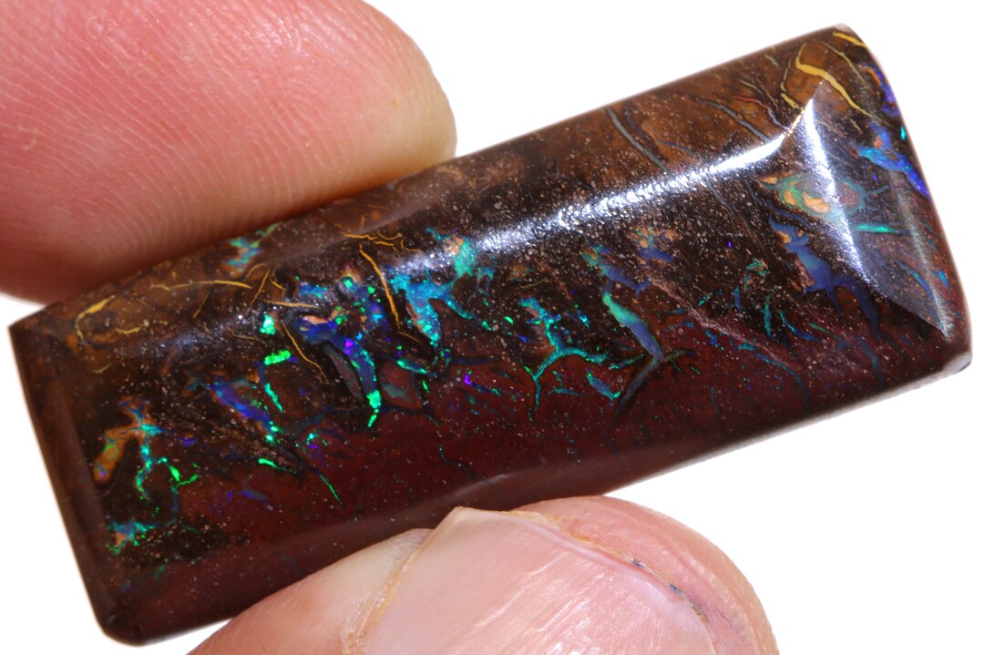 Very Unique Natural Koroit Boulder Opal Polished Stone AOH 2074 Etsy UK