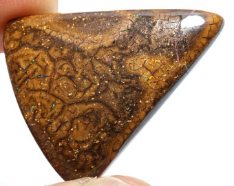 Lovely Pattern Yowah Boulder Opal Polished Stone 27 carats AOH-3527