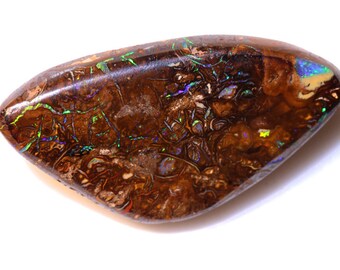 Australian Opal Polished Yowah Boulder Opal Pendant Ring Cabochon Gemstone AOH-5256