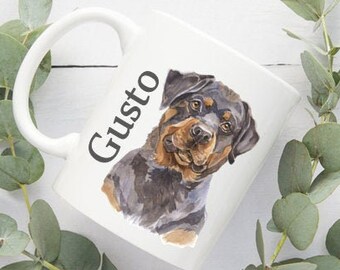 Rottweiler Dog Mug Etsy