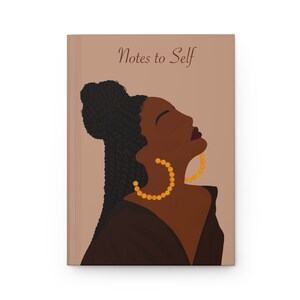 Plant Mom Journal, Hardcover Journal, black woman notebook, Yoga Journal, Gratitude Journal, plant lovers journals, Black girls planner