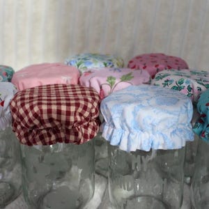 Mason Jar Covers, Reusable Fabric Sourdough Starter Lids