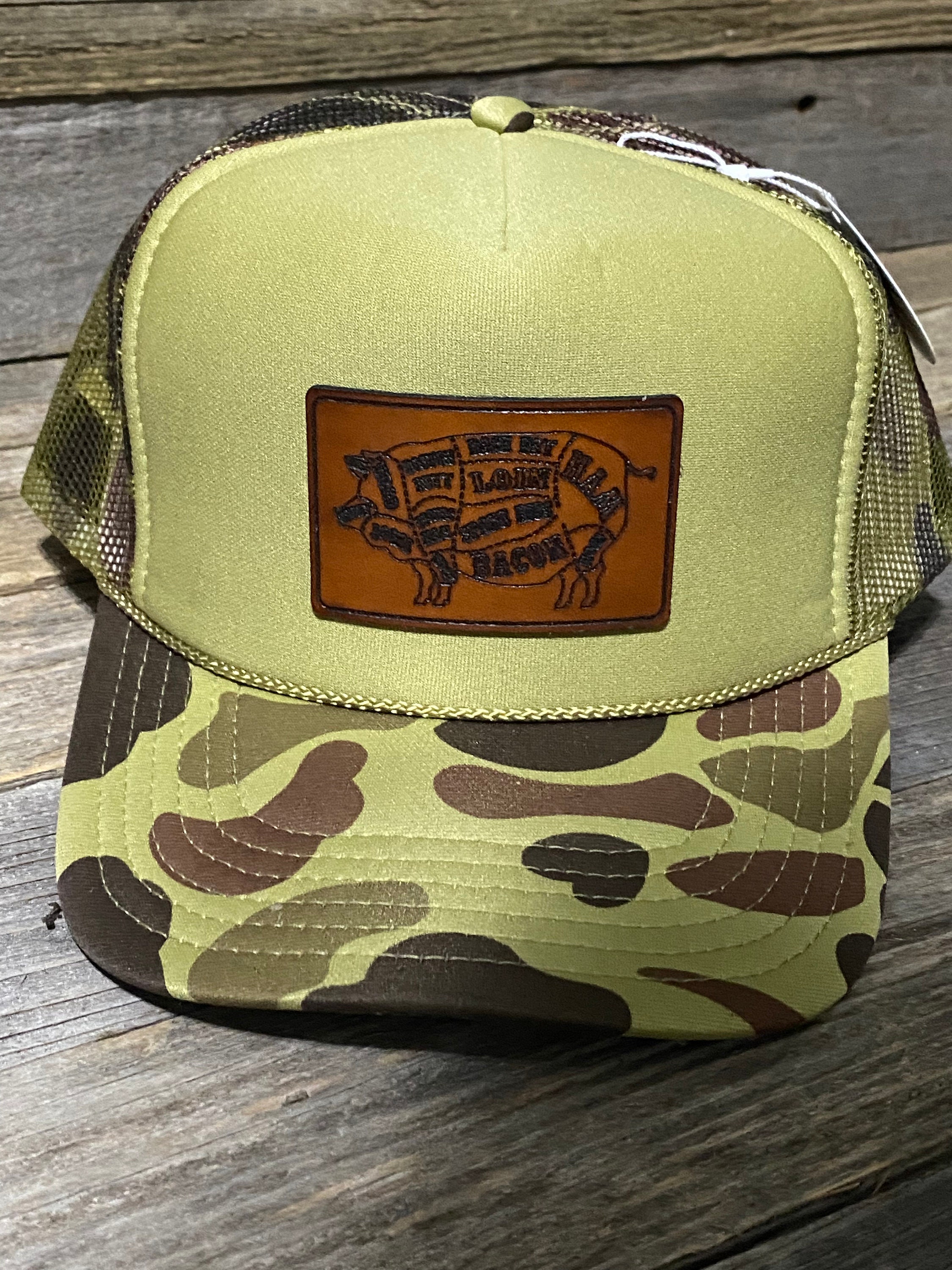 Custom Retro Duck Camo Foam Leather 