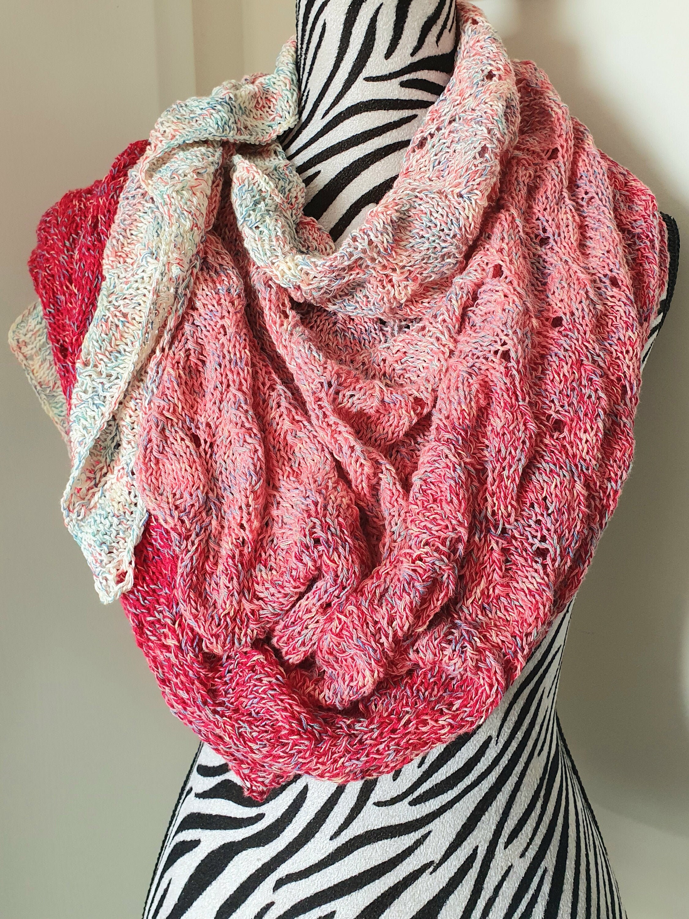 Lovingly Handknitted Cloth With Gradient Etsy