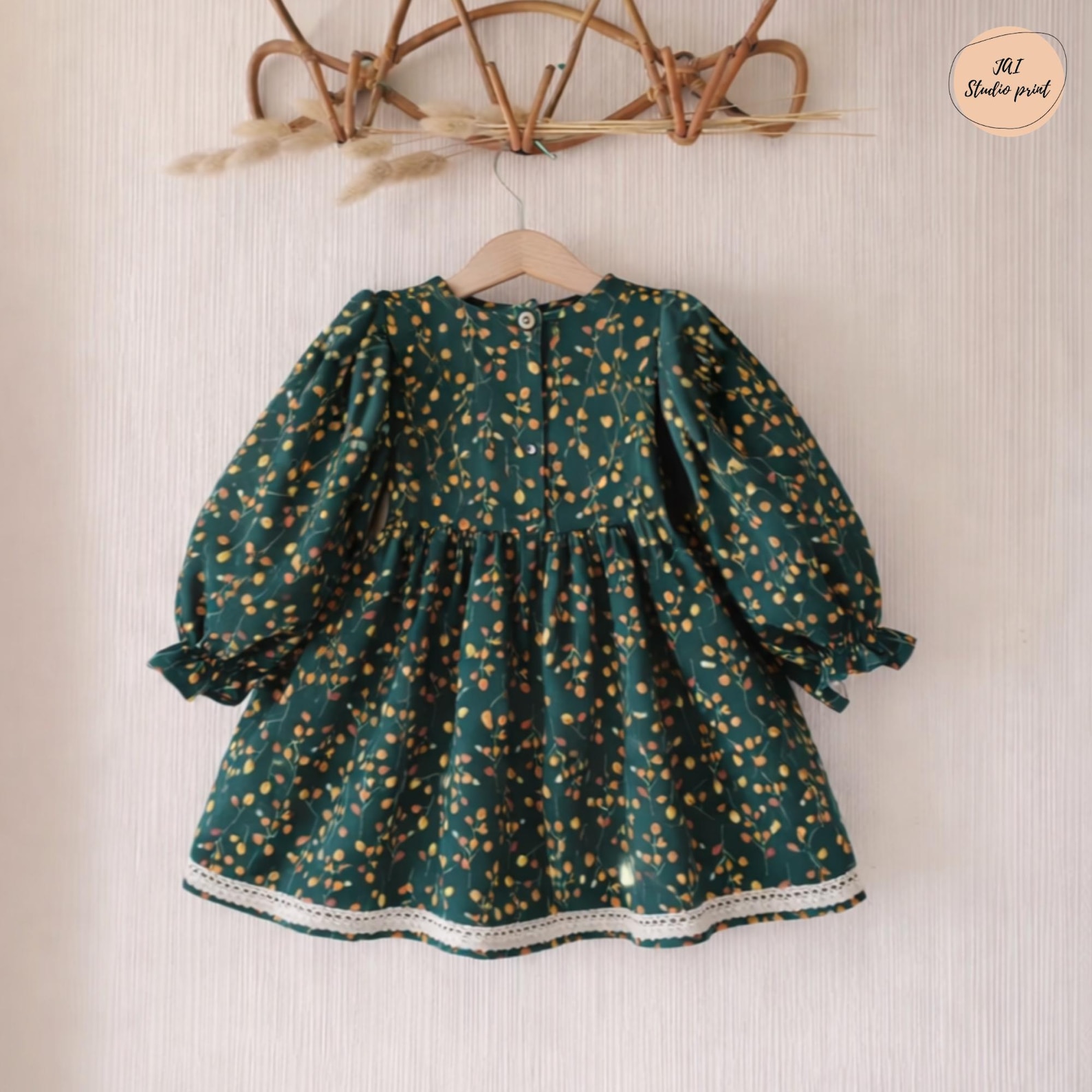 Kids Dress Sewing Pattern, Toddler Ruffle Dress PDF, Beginner Friendly ...