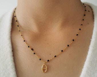 Gold stainless steel chain necklace • Christmas gift idea • Women's jewelry • Handmade Jewelery • Several colors • Cyprus model