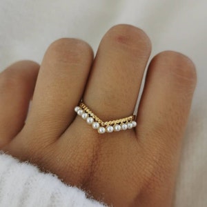 Adjustable stainless steel ring • Adjustable ring • Christmas gift idea • Women's jewelry • Birthday gift • Olivia model gold, silver