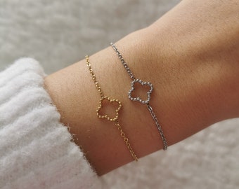 Gold stainless steel chain bracelet • Christmas gift idea • Women's jewelry • Handmade bracelet • Jewelery • Chance model