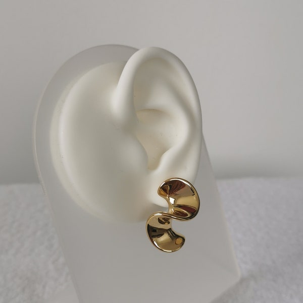 Boucles d'oreilles doré acier inoxydable
