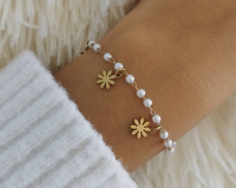 Golden stainless steel chain bracelet • Christmas gift idea • Women's jewelry • Handmade bracelet • Jewelery • Vienna model