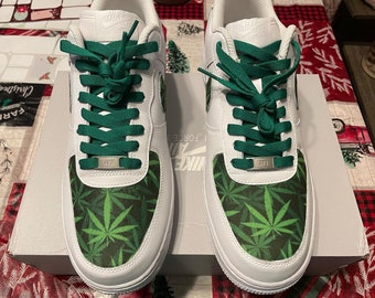 Marijuana Leaf Custom Air Force 1