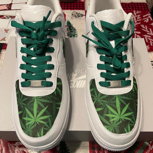 custom air force 1 weed