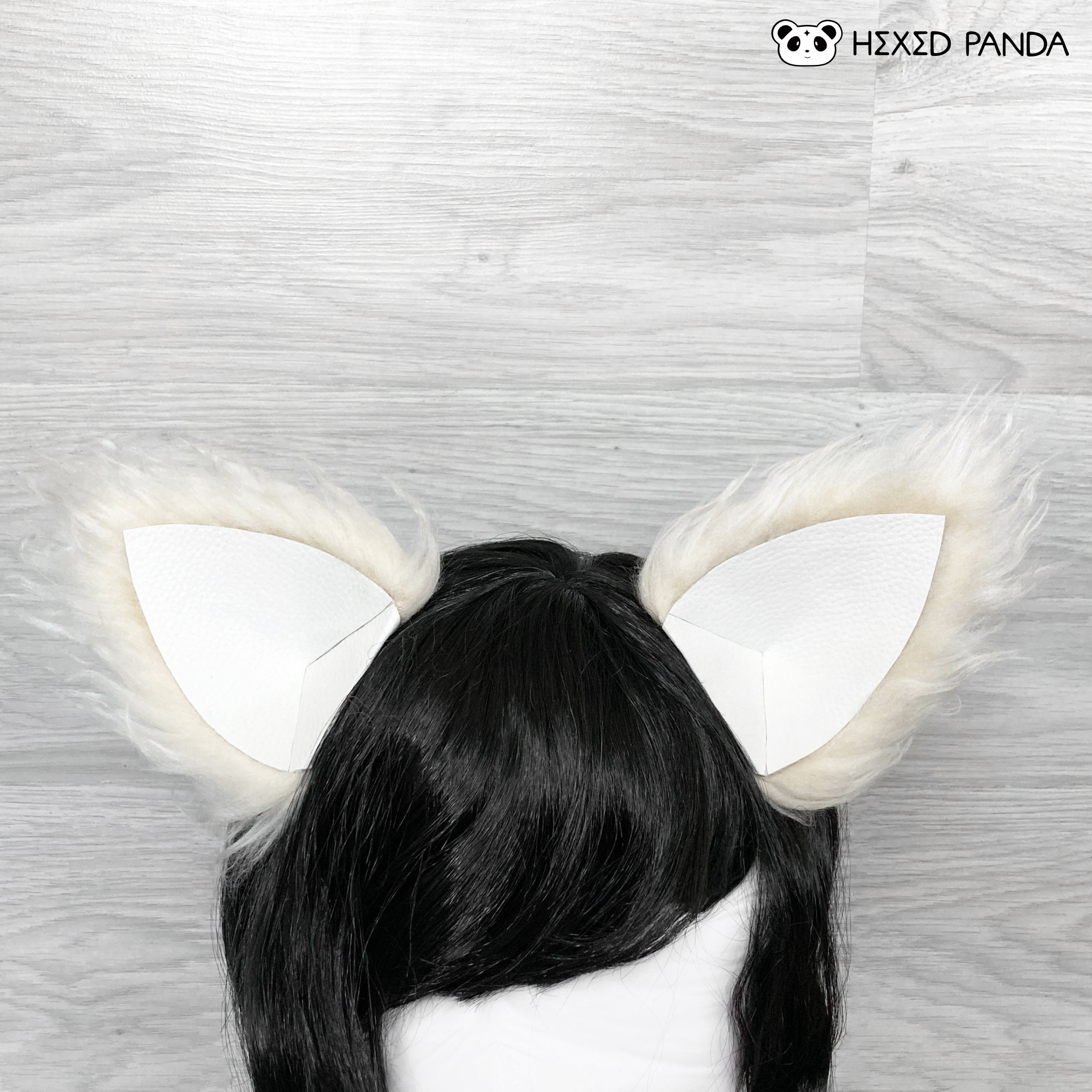 Wolf Animal Faux Fur Clip in Ears Etsy