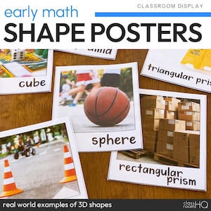 Non Fiction 3D Shape Posters with Real Life Photos