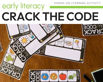 Złam kod CCVC Word Pack | Świadomość fonemiczna