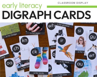 Digraph Flashcards | Sound Wall Posters