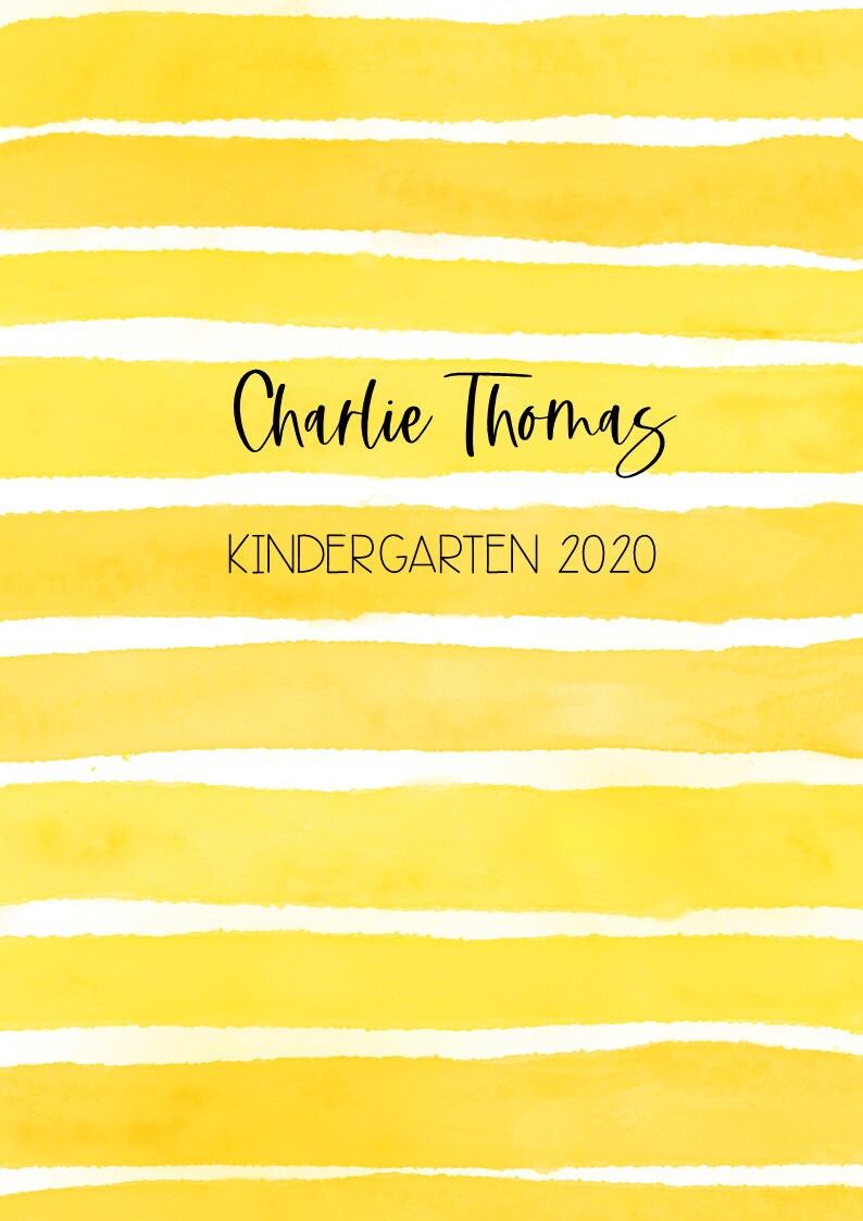 Rainbow WATERCOLOR PAINT Binder Book Covers Pack Etsy