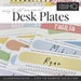 OVER THE RAINBOW Desk Plates 