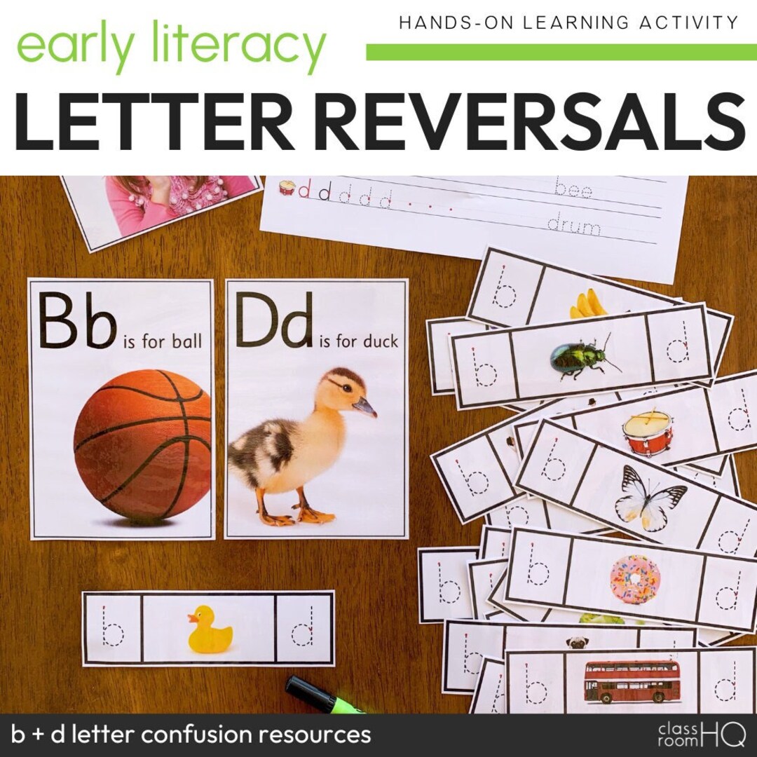 Letter Reversals - B + D Letter Confusion Pack - Etsy