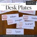 B+W NEUTRALS Editable Desk Plates 