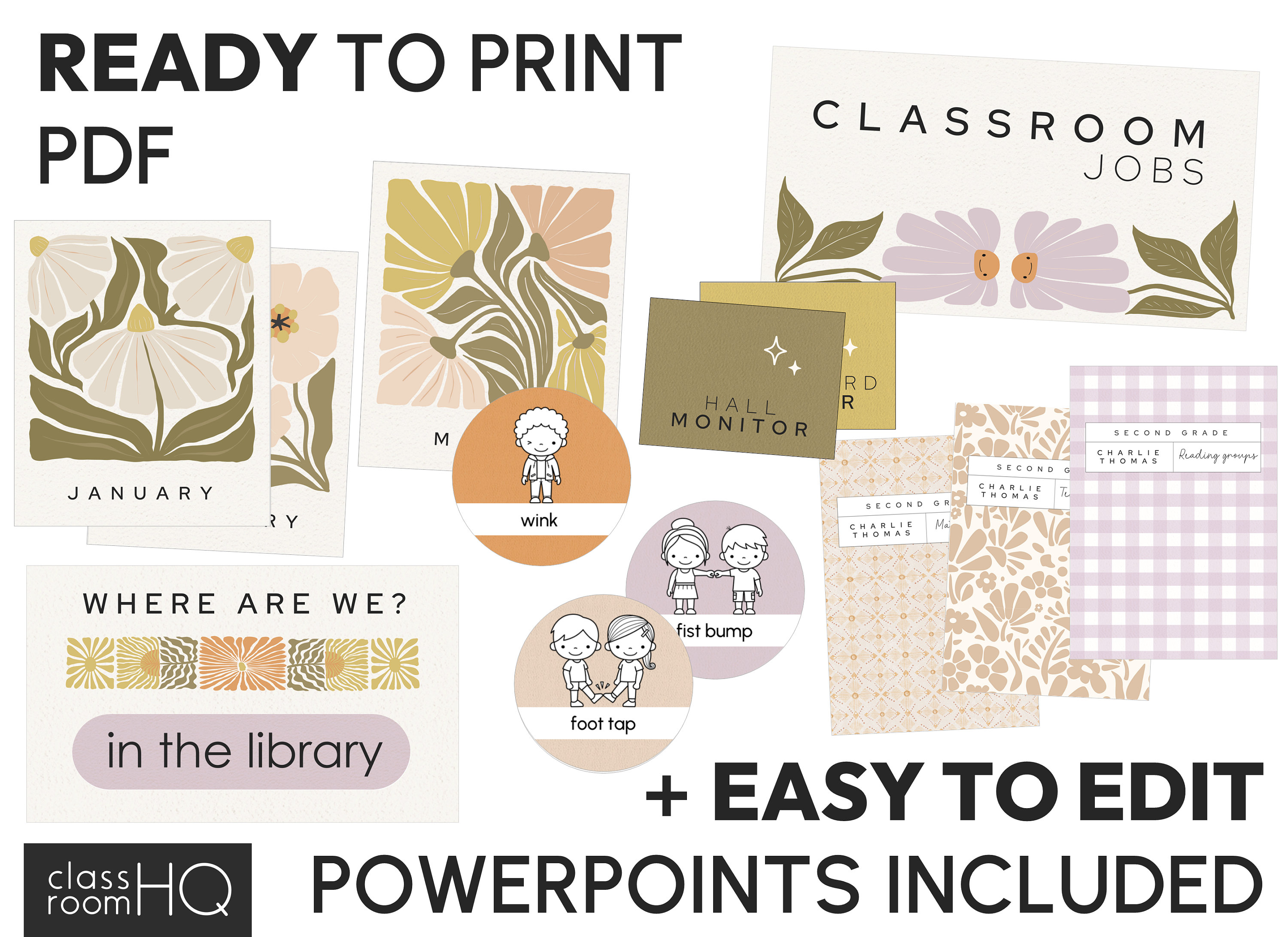 Groovy Vintage Retro Theme Classroom Decor BUNDLE | SUNDAZED Collection ...