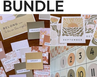 Groovy Vintage Retro Theme Classroom Decor BUNDLE | SUNDAZED Collection