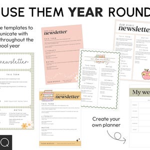 Calm Retro Daisy Editable Meet the Teacher Templates Classroom ...